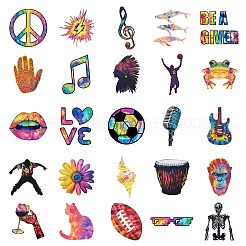 50 шт. модных и крутых тематических бумажных наклеек&nbsp;LS-STIC-C012-16