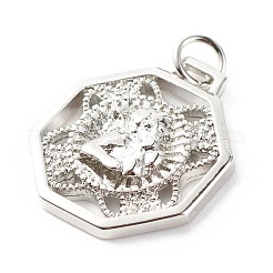 Латунные подвески KK-P208-05P-RS