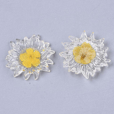 Прозрачные прозрачные кабошоны из эпоксидной смолы CRES-N025-02B-1