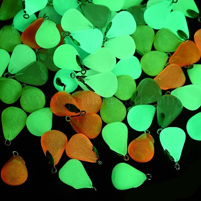 Подвески из светящейся прозрачной смолы RESI-Z038-06P-1