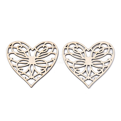 Необработанный натуральный тополь дерево филигрань столярные звенья WOOD-TAC0012-13-1