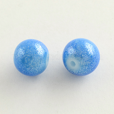 Стеклянные круглые бусины DGLA-Q015-10mm-14-1