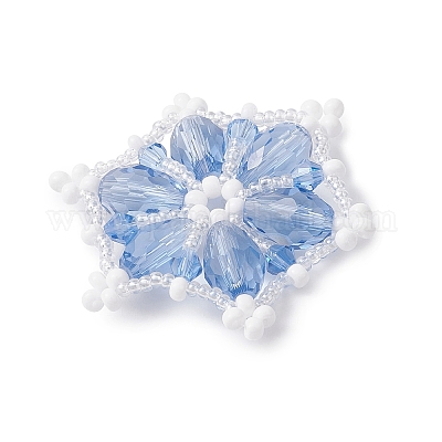 Рождественские стеклянные подвески PALLOY-MZ01093-01-1