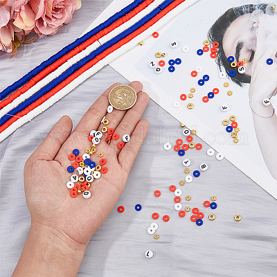 Набор для самостоятельного изготовления браслета на тему дня независимости DIY-FH0006-53-1
