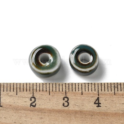 Фарфоровые бусины ручной работы PORC-L080-C27-1