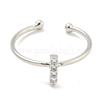 Латунные открытые манжеты для женщин RJEW-F162-02P-I-1