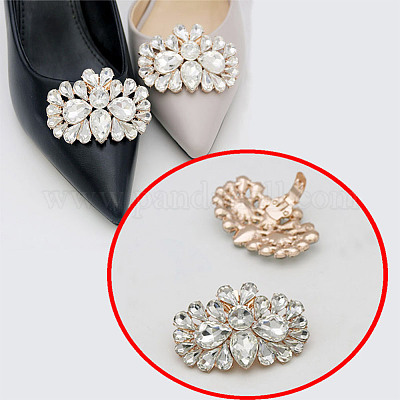 Съемные зажимы для обуви из легированного стекла FIND-WH0423-71RG-1