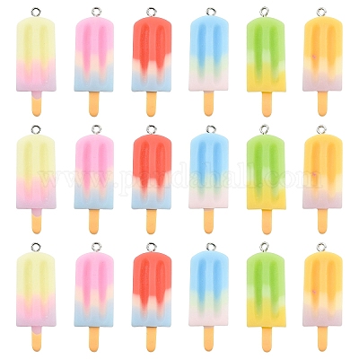 Подвески из радужной смолы CRES-YW0002-44-1