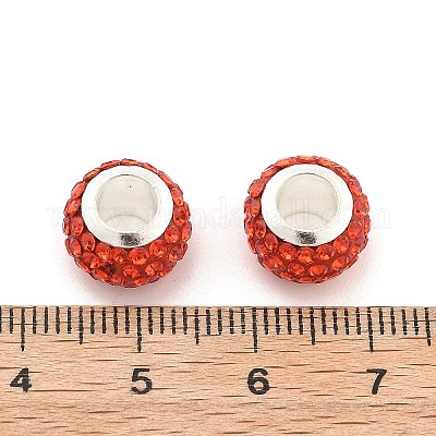 Рондель полимерная глина европейские бусины FIND-U001-01Q-1