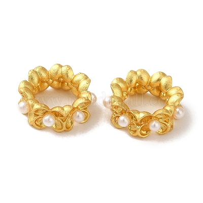 Сплавочные европейские бусины PALLOY-M219-01G-1