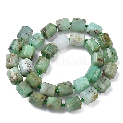 Натуральные хризопразные бисерные пряди&nbsp;G-C270-D01-01-1