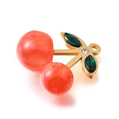 Подвески из акрила из нержавеющей стали 304 STAS-E549-01G-01-1