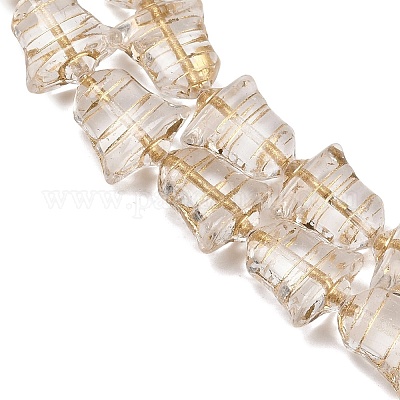 Чешские прессованные стеклянные бусины GLAA-I061-36B-1