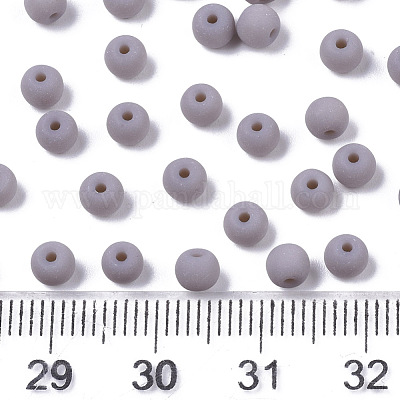 Матовые цвета стеклянные бусины SEED-S040-03A-06-1