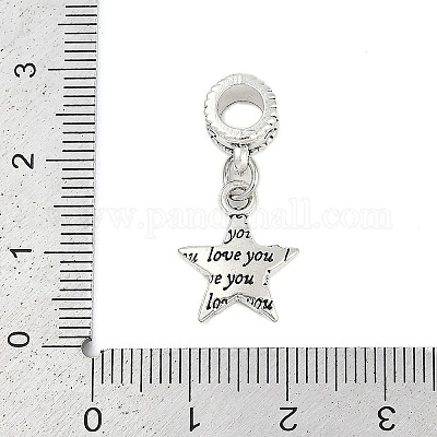 Подвеска из латуни с покрытием из латуни в европейском стиле KK-R200-17AS-1