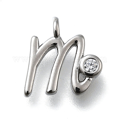 Латунные микро проложить кубического циркония подвески KK-B132-12P-M-1