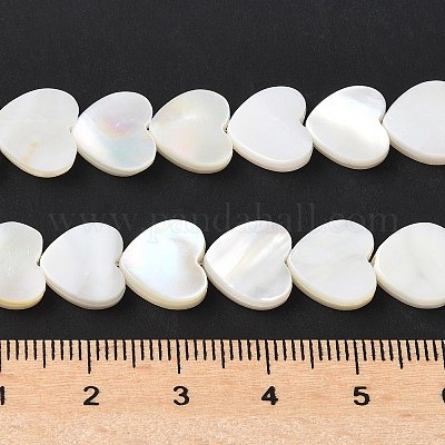 Нити бусин из натуральной белой ракушки SSHEL-C013-06-1