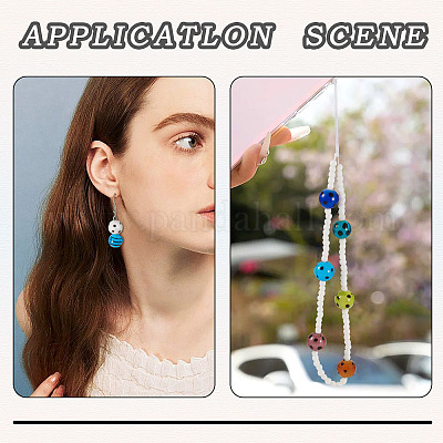 64шт 16 стиля ручной работы бусины лэмпворк LAMP-TA0001-59C-1