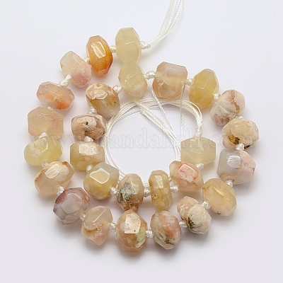 Натуральные вишневые агатовые бусины G-K195-04A-1