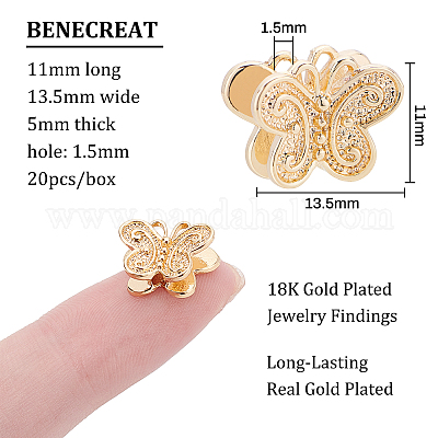 Латунные бусины KK-BC0006-57G-1