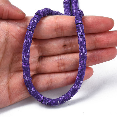 Полимерной глины ручной работы бисер нитей CLAY-R089-6mm-161-1