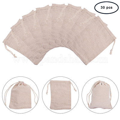 Drawstring мешки хлопка упаковка мешочки ABAG-PH0002-17-1