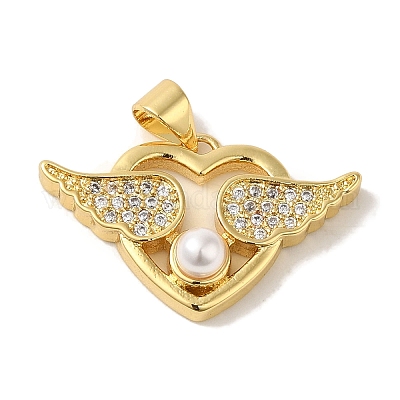 Покрытие стойки латунь микропаве прозрачные подвески из кубического циркония KK-P267-02G-1