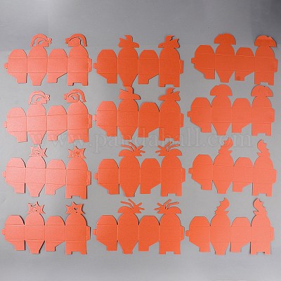 Подарочные коробки из бумаги на тему Хэллоуина CON-WH0089-102A-1