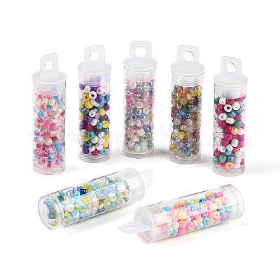 7 бутылка наборы стеклянных бусин своими руками DIY-N006-02B-1