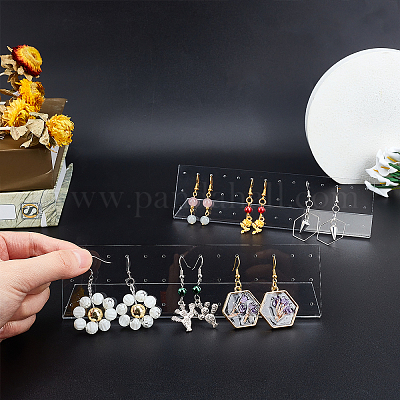 Акриловые серьги с 42 отверстием EDIS-WH0013-05-1