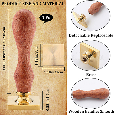 1 шт. пустая восковая печать KK-CP0001-04B-1