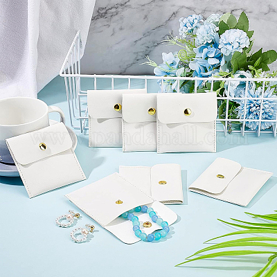 Сумки для хранения ювелирных изделий из искусственной кожи pu ABAG-WH0032-35B-1