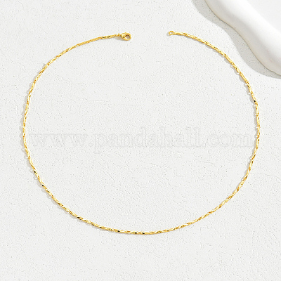 Изящные латунные текстурированные цепочки-цепочки для женщин OF4314-1