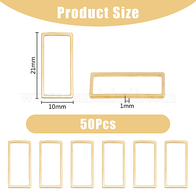 50 шт. соединительные кольца из нержавеющей стали 201 STAS-DC0015-16-1