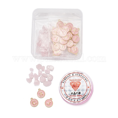 26 шт. Плоская круглая буква a ~ z алфавит эмаль подвески DIY-FS0001-60-1