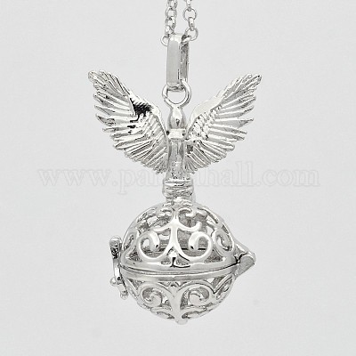 Подвески из латуни с полыми клетками KK-D414-05-NR-1