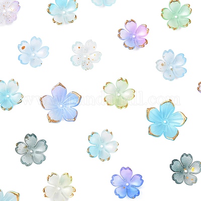 Акриловые колпачки для бусин смешанного стиля OACR-FS0002-51A-1