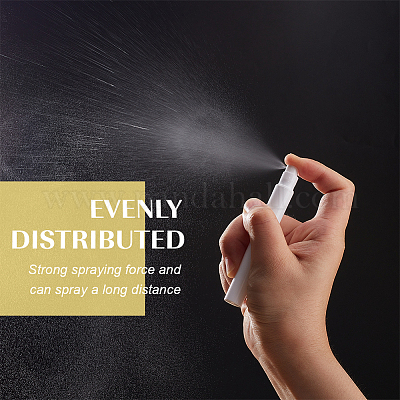 80 шт. пустой портативный пластиковый флакон для духов с распылителем с 2 шт. пластиковым насосом с 2 шт. мини-прозрачной пластиковой воронкой-бункером с 6 шт. одноразовыми пластиковыми капельницами AJEW-BC0007-50C-1