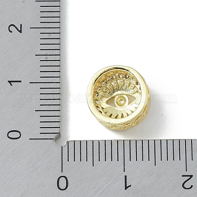 Покрытие стойки латунь микропаве прозрачные кубические циркониевые бусины KK-A220-07G-1