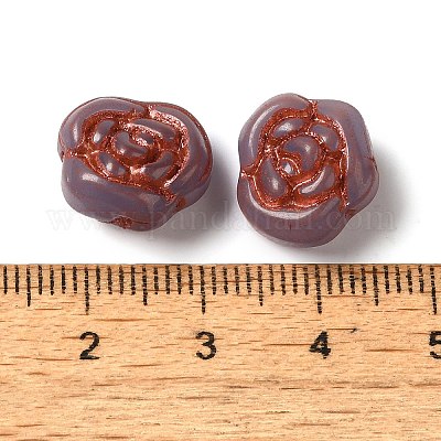 Непрозрачные бусины лэмпворк LAMP-P065-02B-01-1