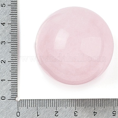 Сферические бусины из натурального розового кварца G-I367-07J-1