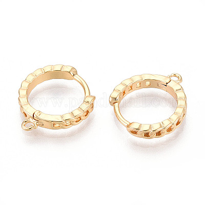 Латунная фурнитура для хооп серег KK-N267-34G-1