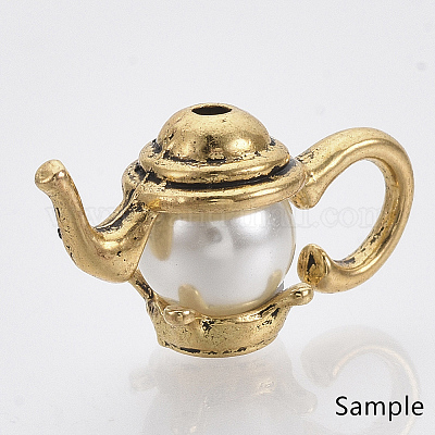 Бусины тибетского стиля TIBEB-N005-08AG-RS-1