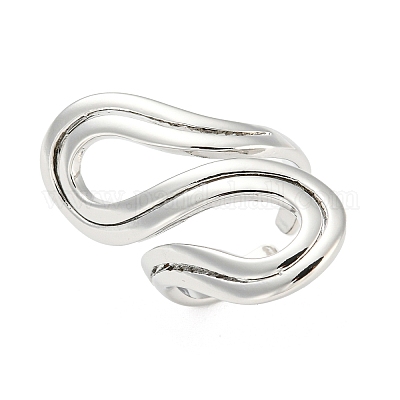 Открытые манжеты в латунной обертке RJEW-I100-01P-1