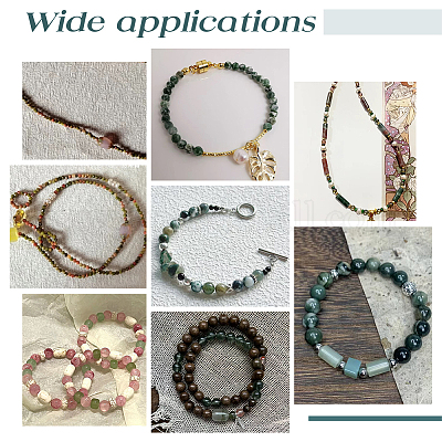 Природные Unakite круглых бусин пряди G-NB0004-87B-1