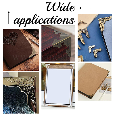 100 шт. 10 стиля железных защитных уголков для книг FIND-PH0020-50-1