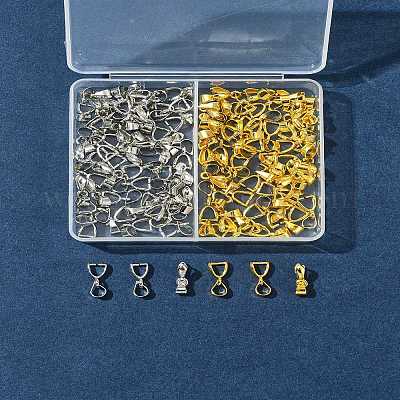 100 шт. 2-х цветные латунные скобы для ледоруба IFIN-FS0001-48-1