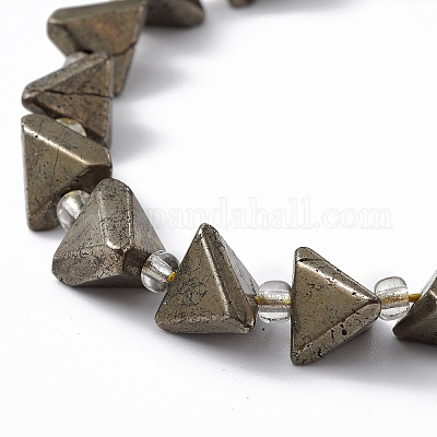 Природного пирита бисер нитей G-E590-04-1