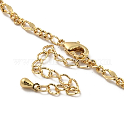 Ожерелья-нагрудники из граненого треугольника NJEW-R263-18G-1