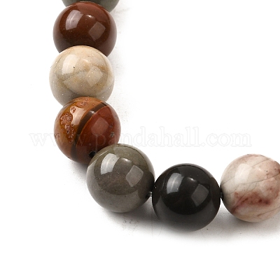 Естественного изображения яшмы бисер нитей G-S390-07-10mm-1